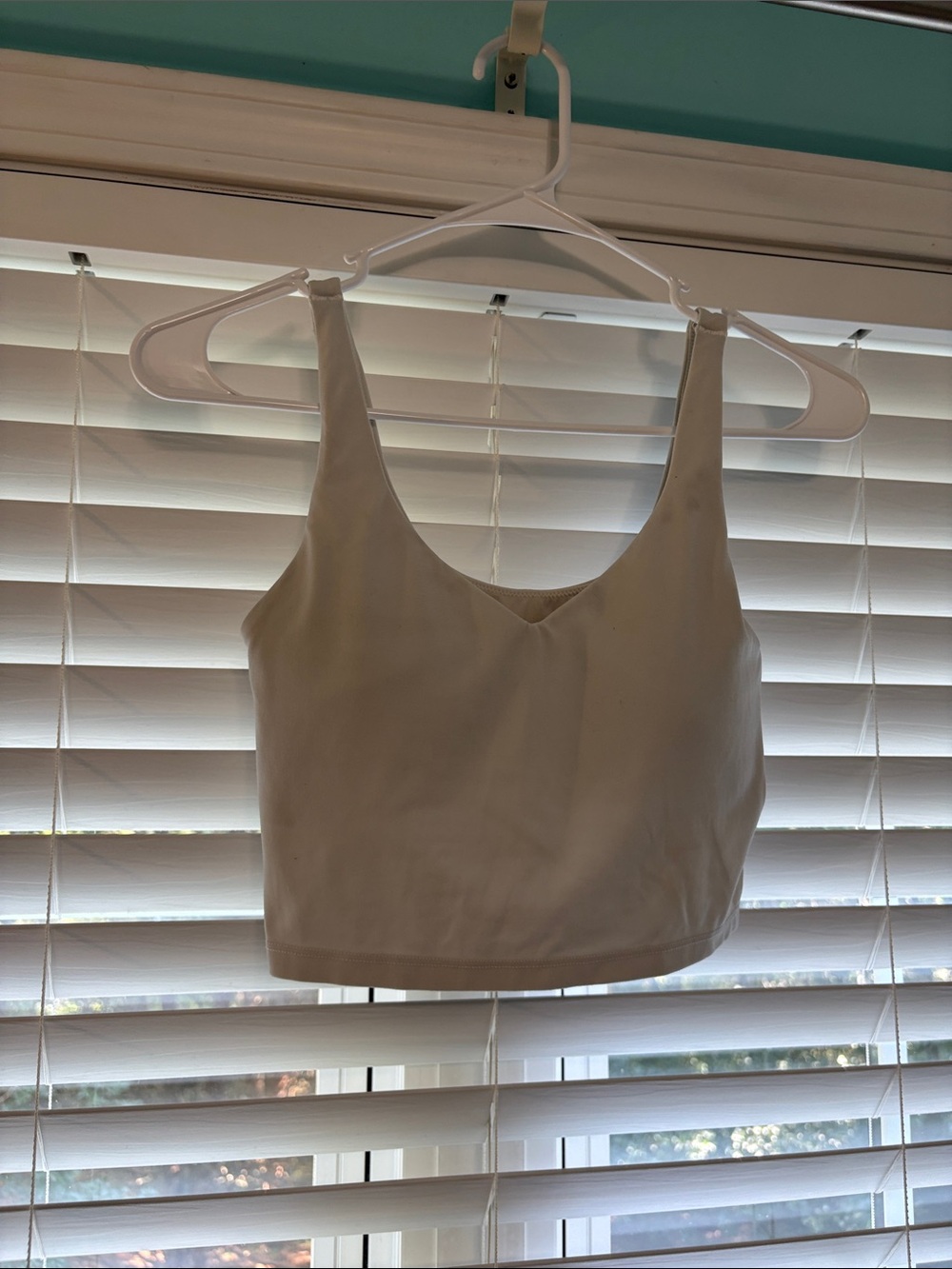 Aerie white cropped athletic tank